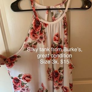 Silk dress tank